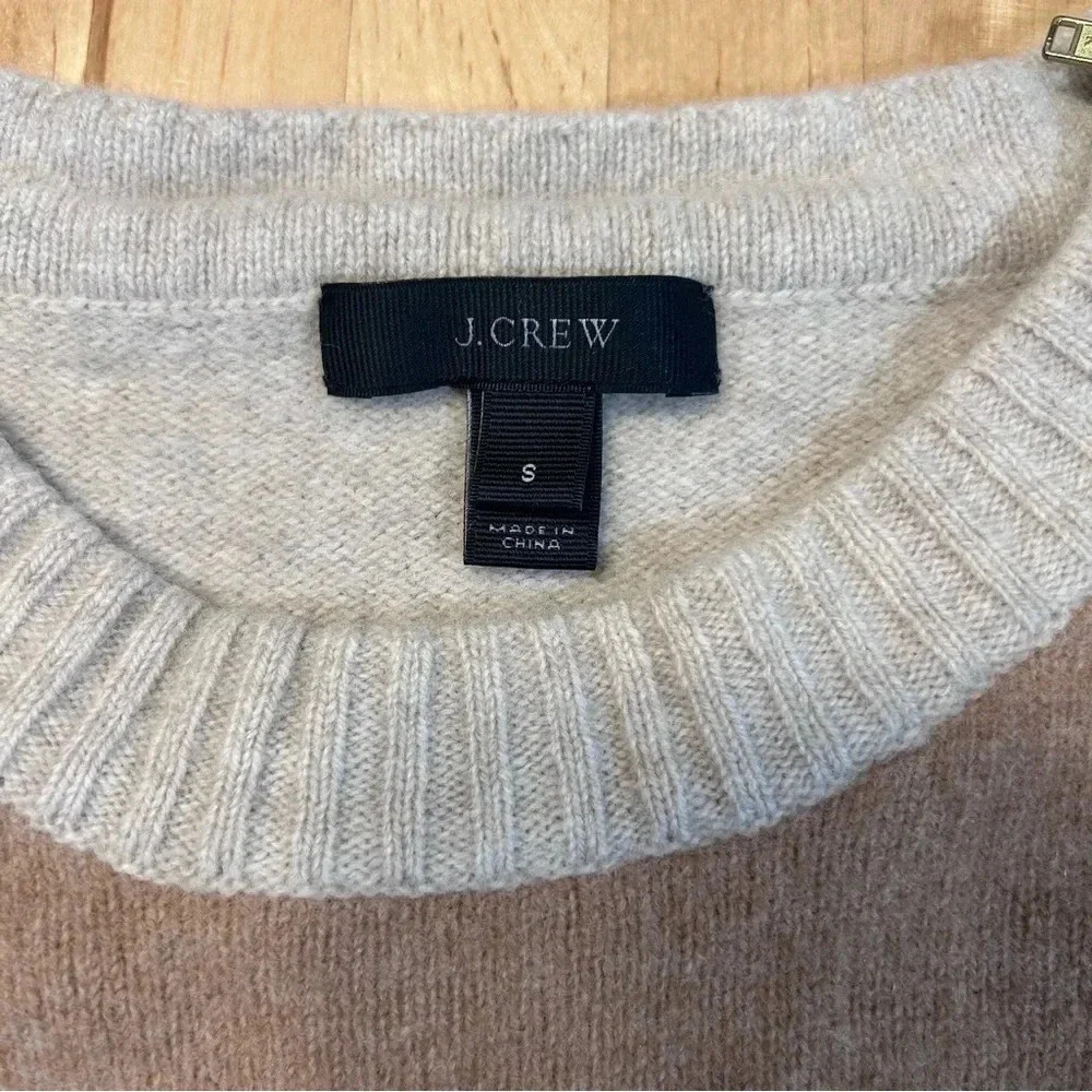 J. Crew Color Block Sweater With Double Zippers - image 3
